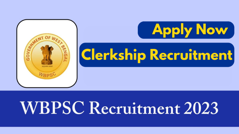 WBPSC Clerkship Notification 2023