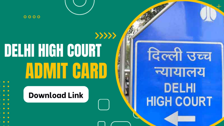 Delhi Judicial Service Admit Card Download Link