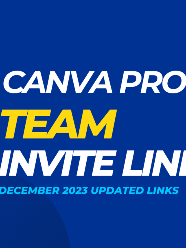 Canva Pro Team Link December 2023