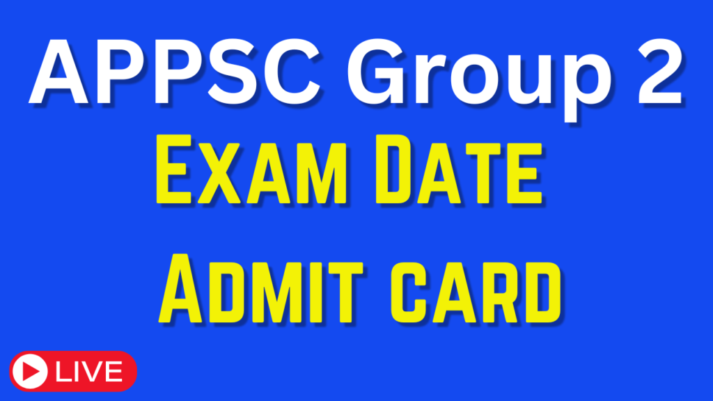APPSC Group 2 Exam Date